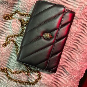 Kurt Geiger Soho Leather Wallet on Chain